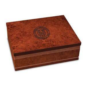 CUSTOM Custom Cornell Seal Rosewood Finished Bureau Box